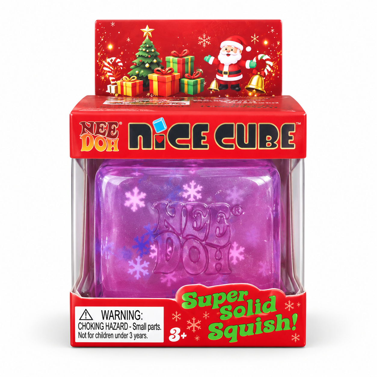NeeDoh Nice Cube Christmas Squishy Toy
