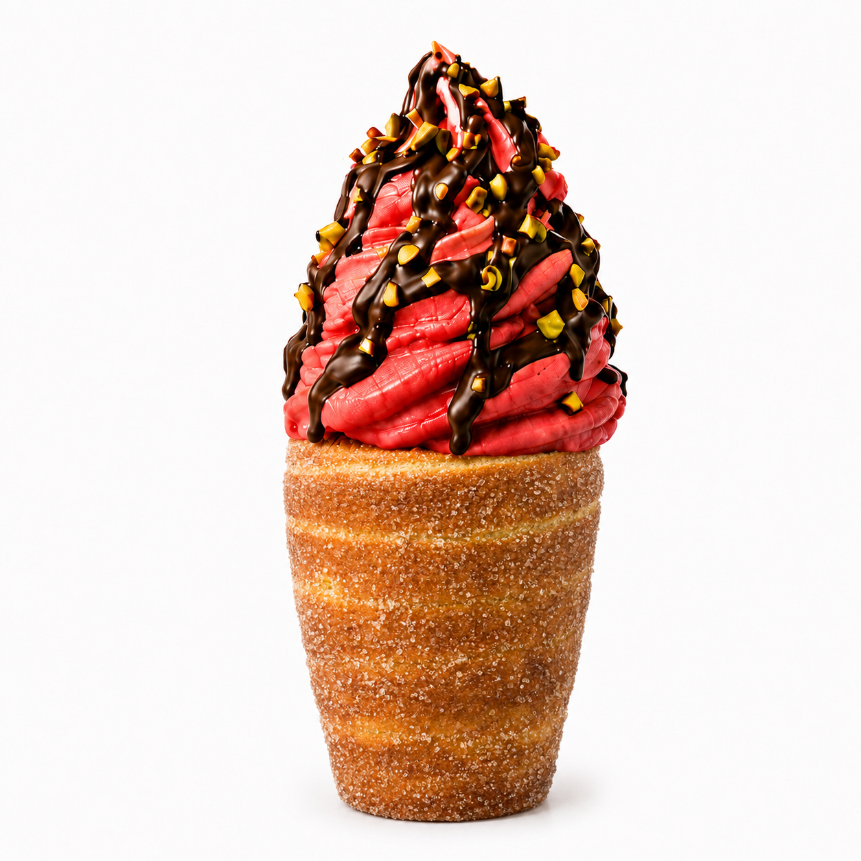 Strawberry Cream Crunch Cone