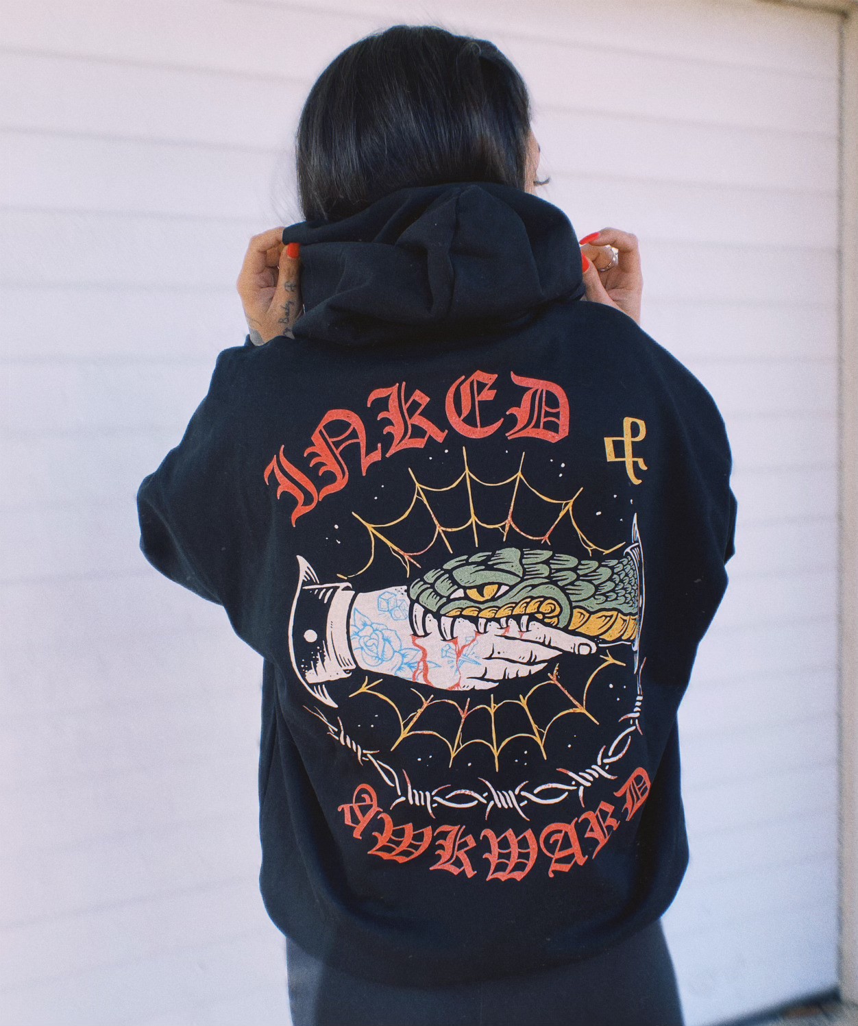 Bad Decisions Club Hoodie - hoodie by Inked & Awkward