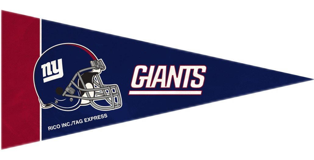 New York Giants 8 Piece Mini Pennants Set