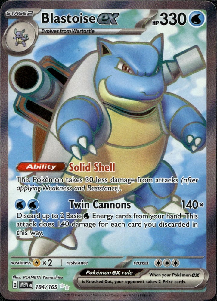 Blastoise ex - SV03.5 184/165