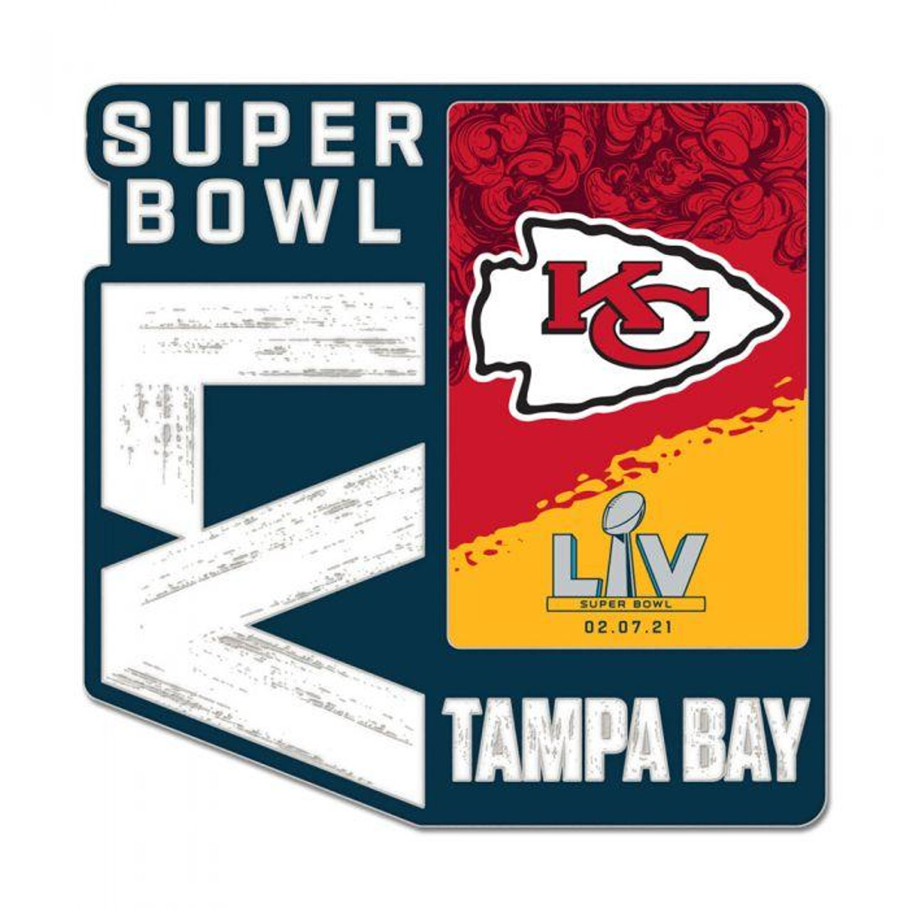 Kansas City Chiefs Super Bowl LV Trading Pin
