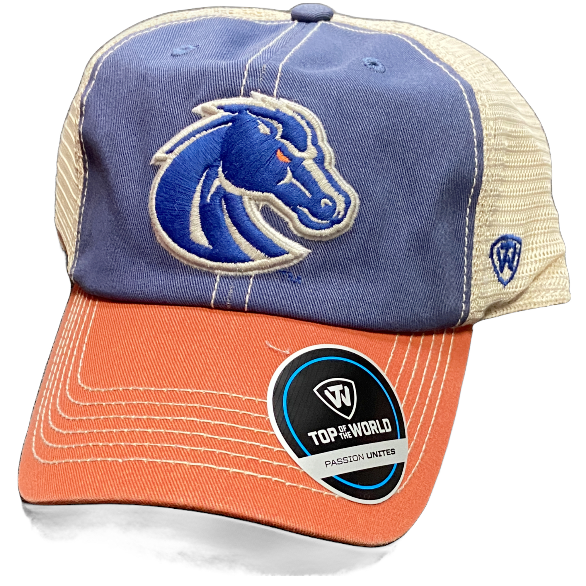 Boise State Denver Broncos Top of the World Trawler Snapback Hat