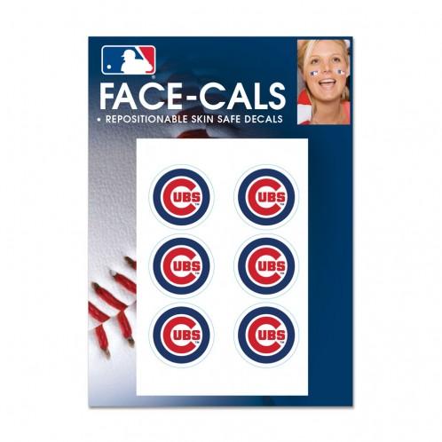 Chicago Cubs Face Cals Tattoos