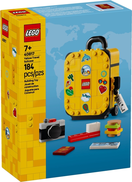 40817 Yellow Travel Suitcase