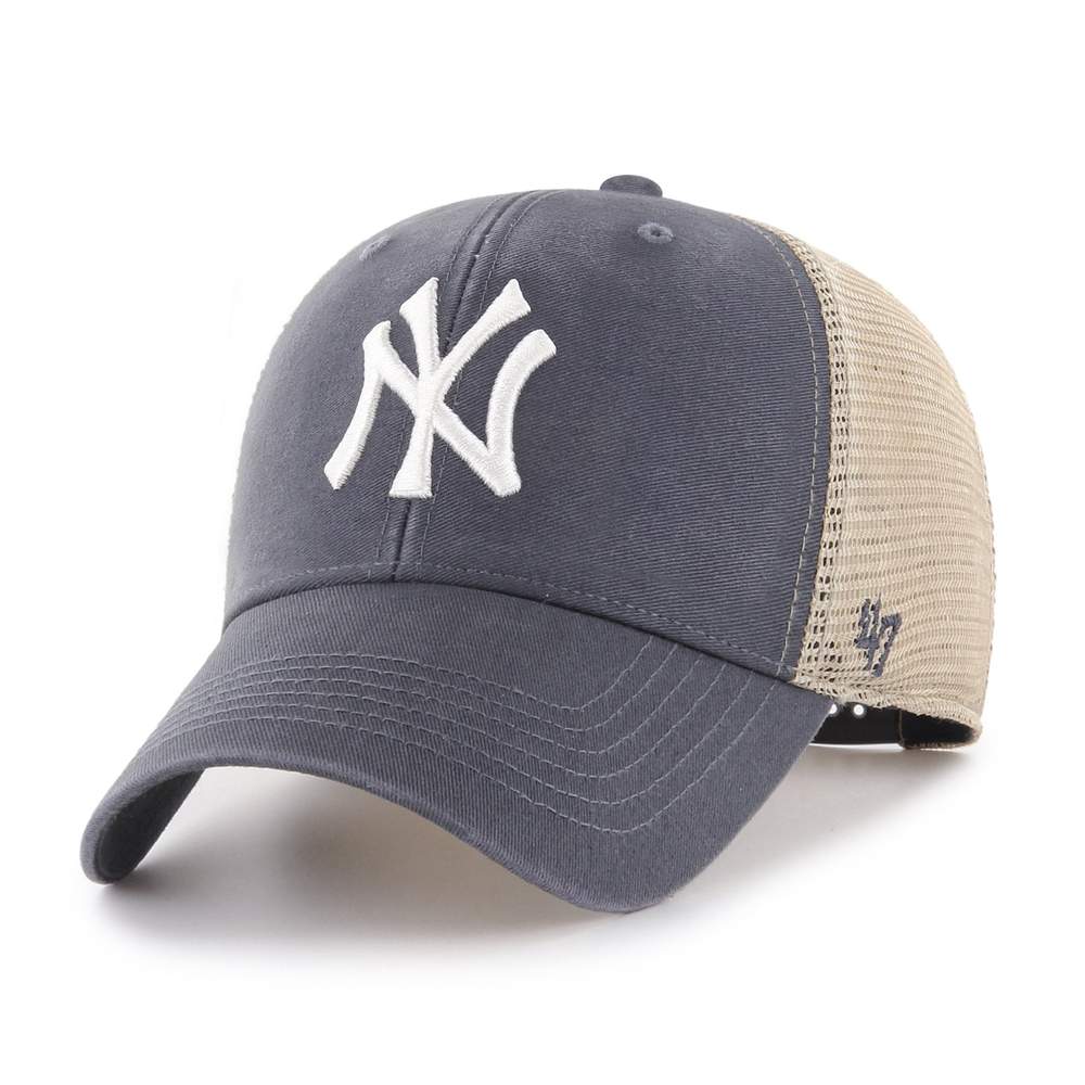 New York Yankees Vintage Navy Flagship '47Brand MVP Snapback Hat