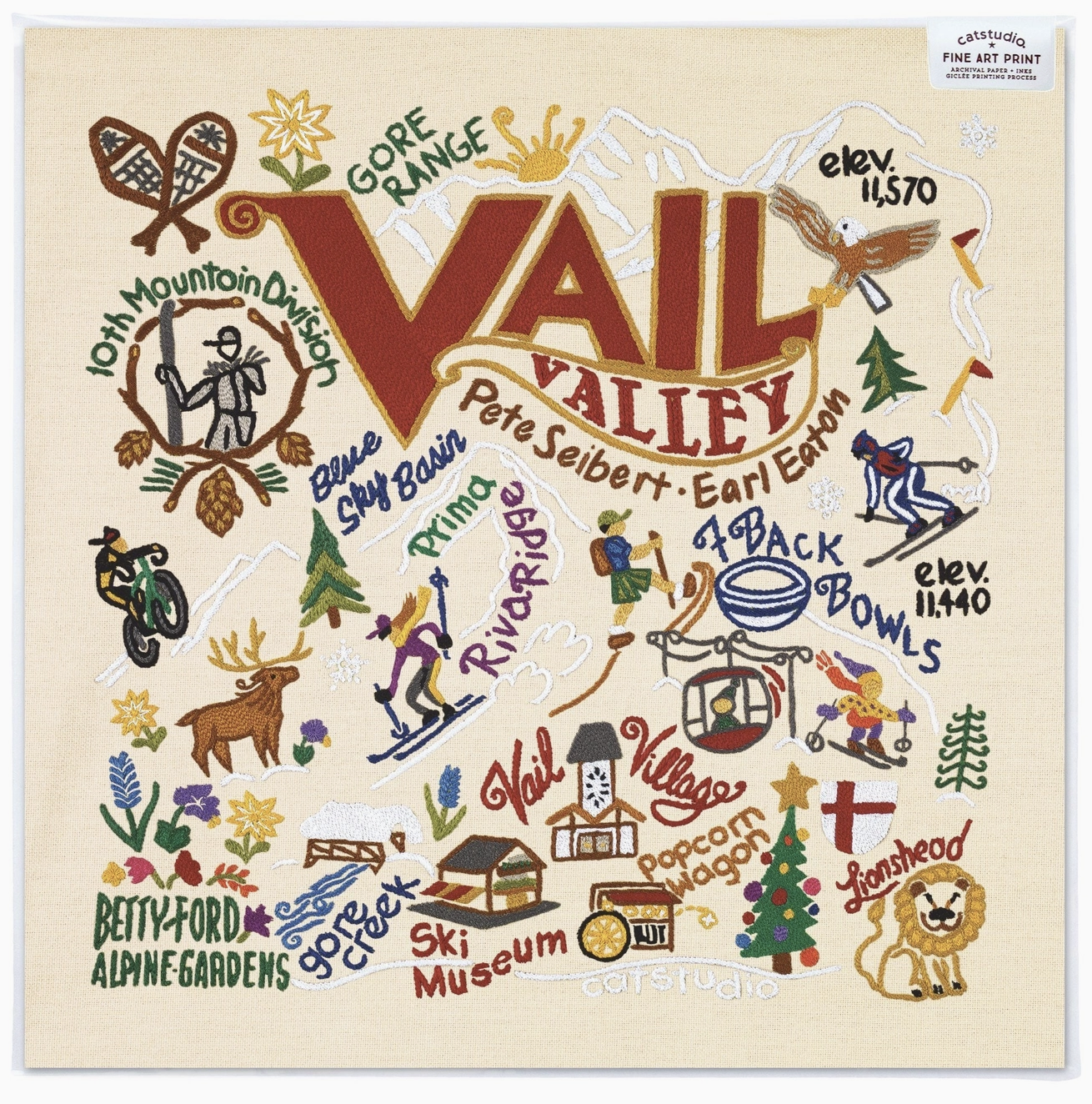 Vail Valley Framed Fine Art Print