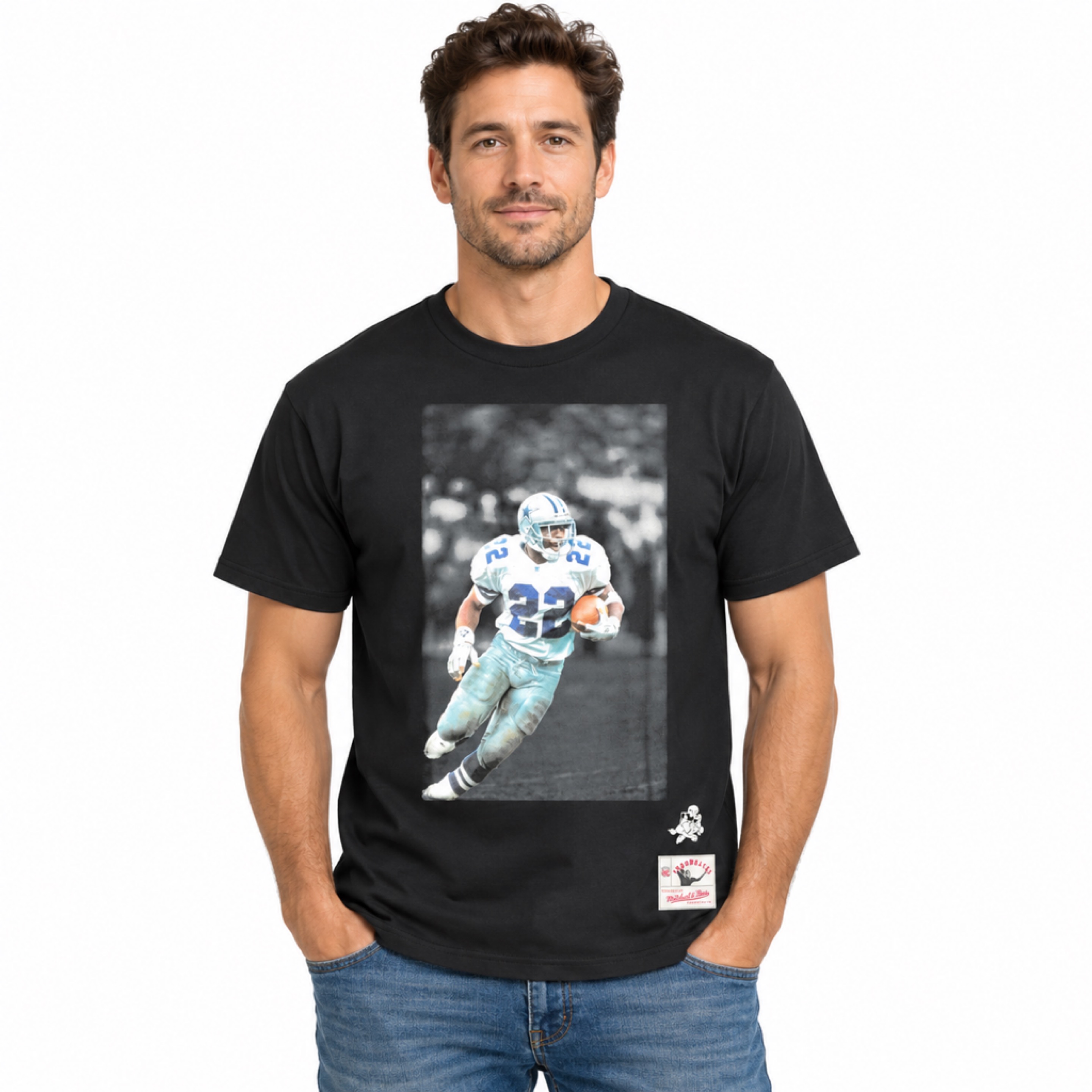 Dallas Cowboys Emmitt Smith Mitchell and Ness Legendary Moments Shirt