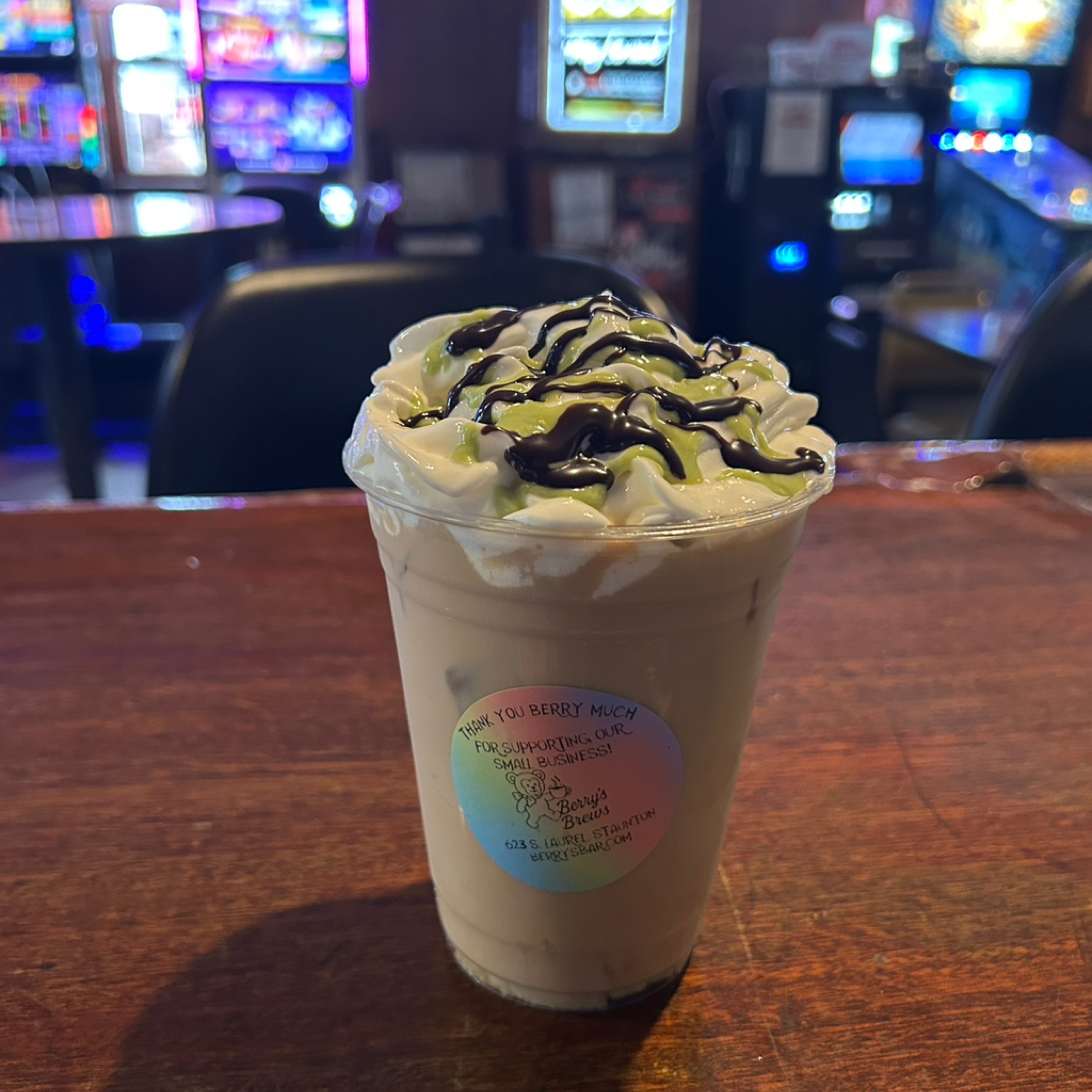 Dubai Chocolate Frappe
