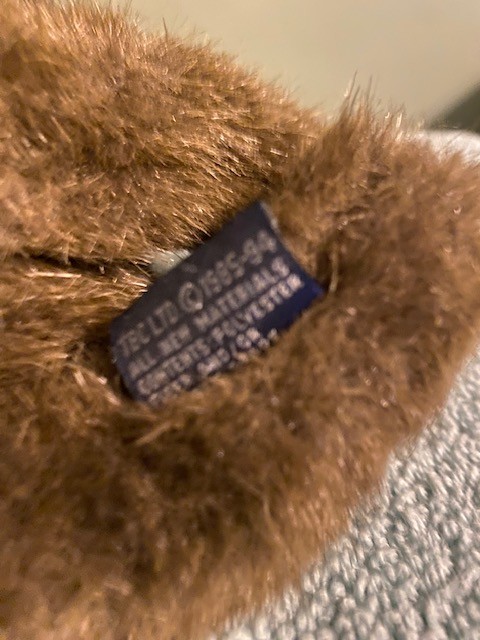 Boyds Bears Bartholomew B Bean Investment Collectables Teddy Jointed 1985-1993