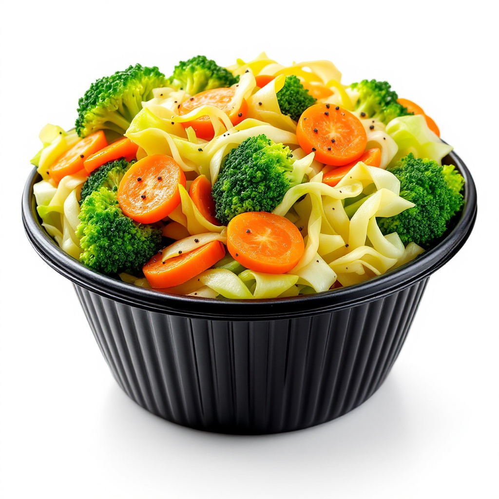 Steamed Veggies (Cabbage, Carrots & Broccoli)