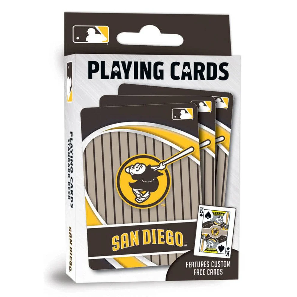 San Diego Padres Logo Playing Cards