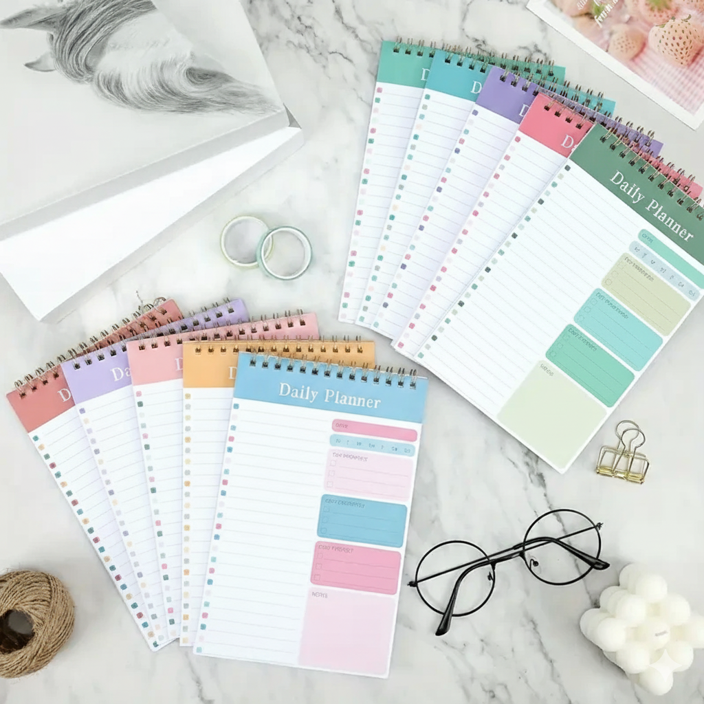 A5 Daily Planner Notepad