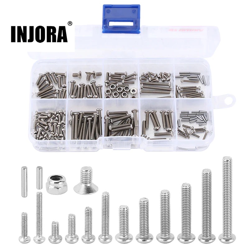 M1.6 M2 M2.5 Stainless Steel Hardware Kit For 1/18 TRX4