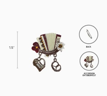 Oktoberfest Metal Hat Pin