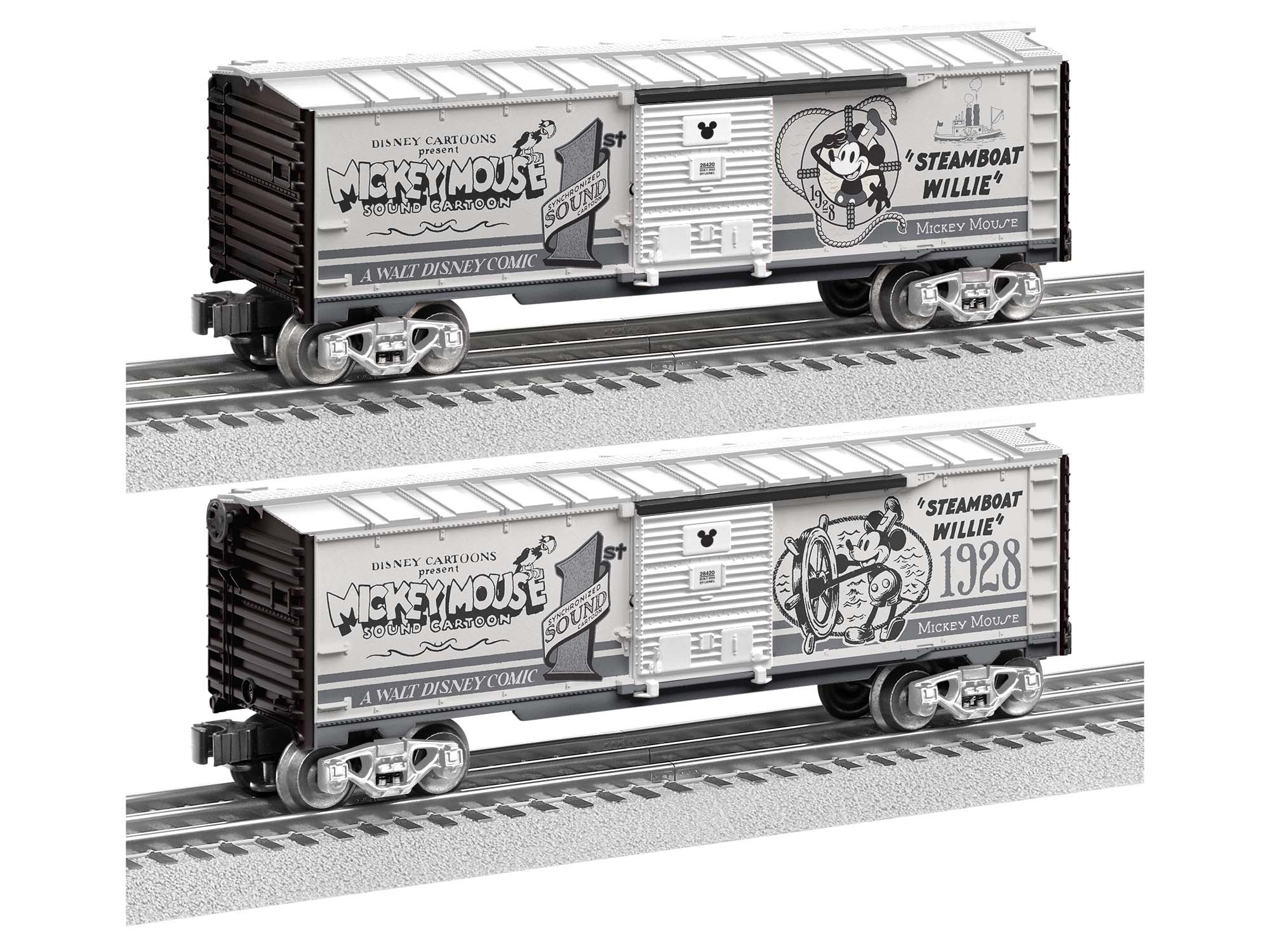 Disney 100 Mickey Mouse Vault Moments Box Car 2328420 O Scale