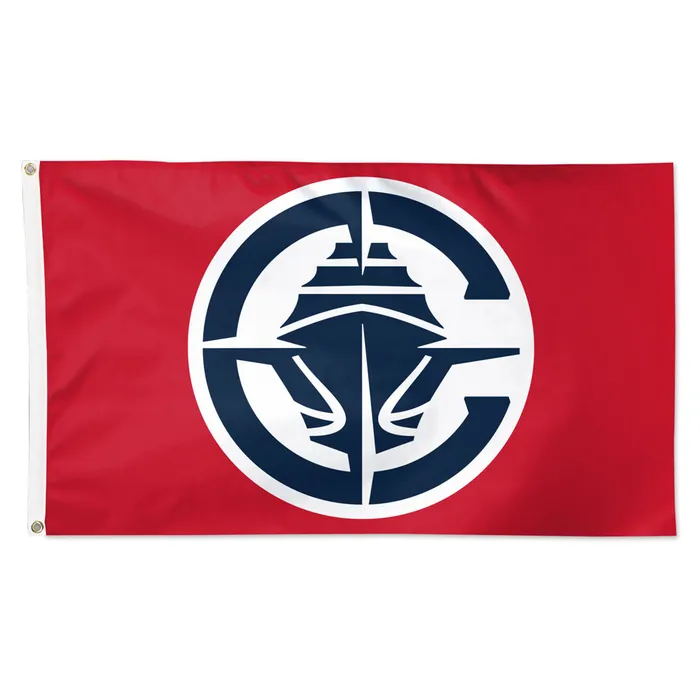 Los Angeles Clippers Red Primary Logo Flag 3x5'