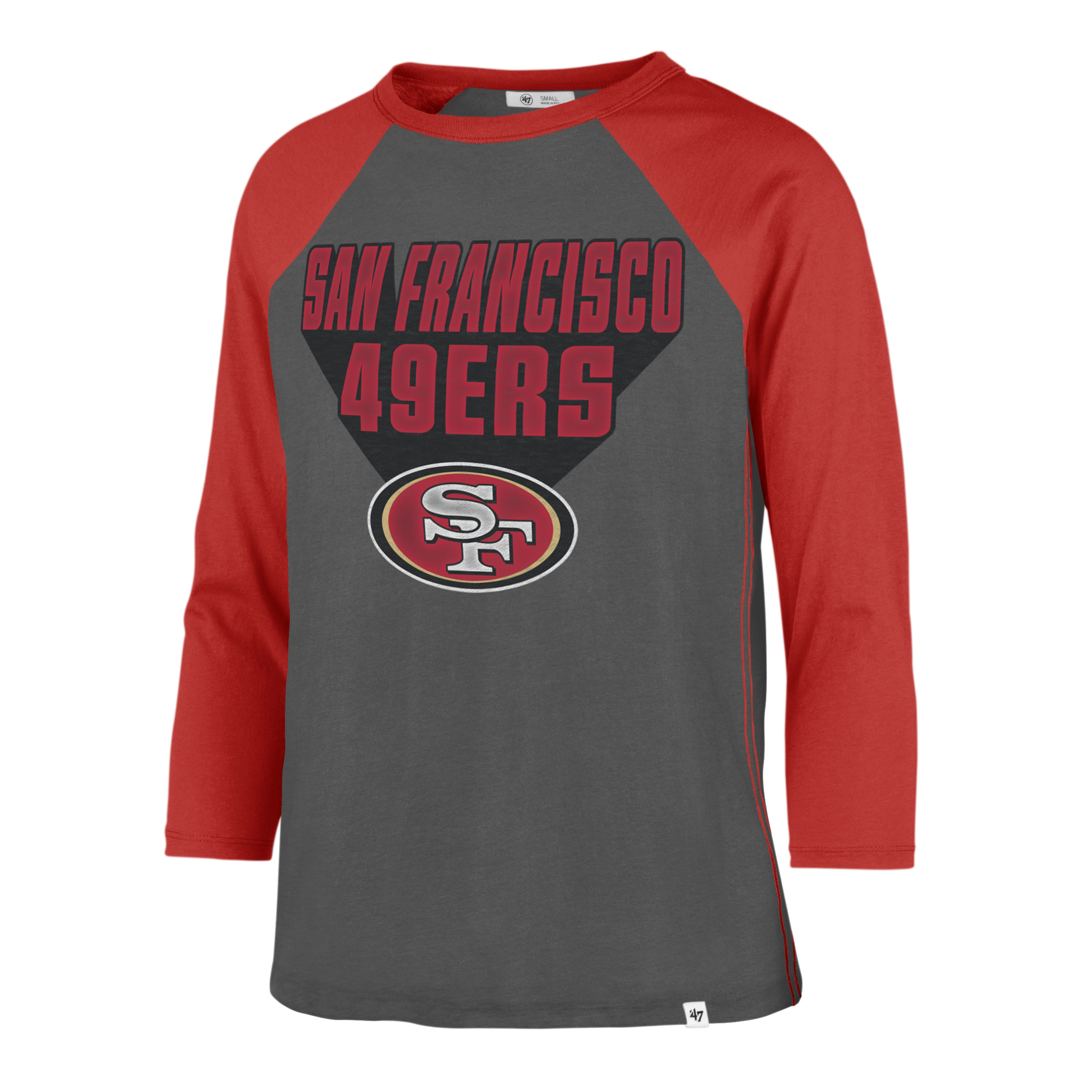 San Francisco 49ers Ladies Submarine Jetset Raglan '47 Brand Shirt
