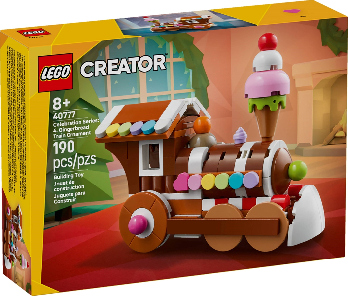 40777 Celebration Series: 4. Gingerbread Train Ornament