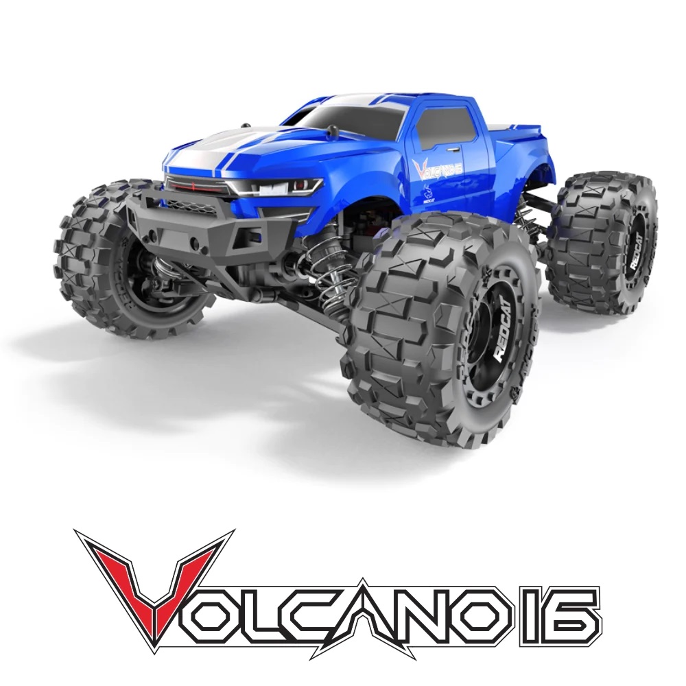 Volcano 16 1/16 Scale Electric Truck Blue rtr