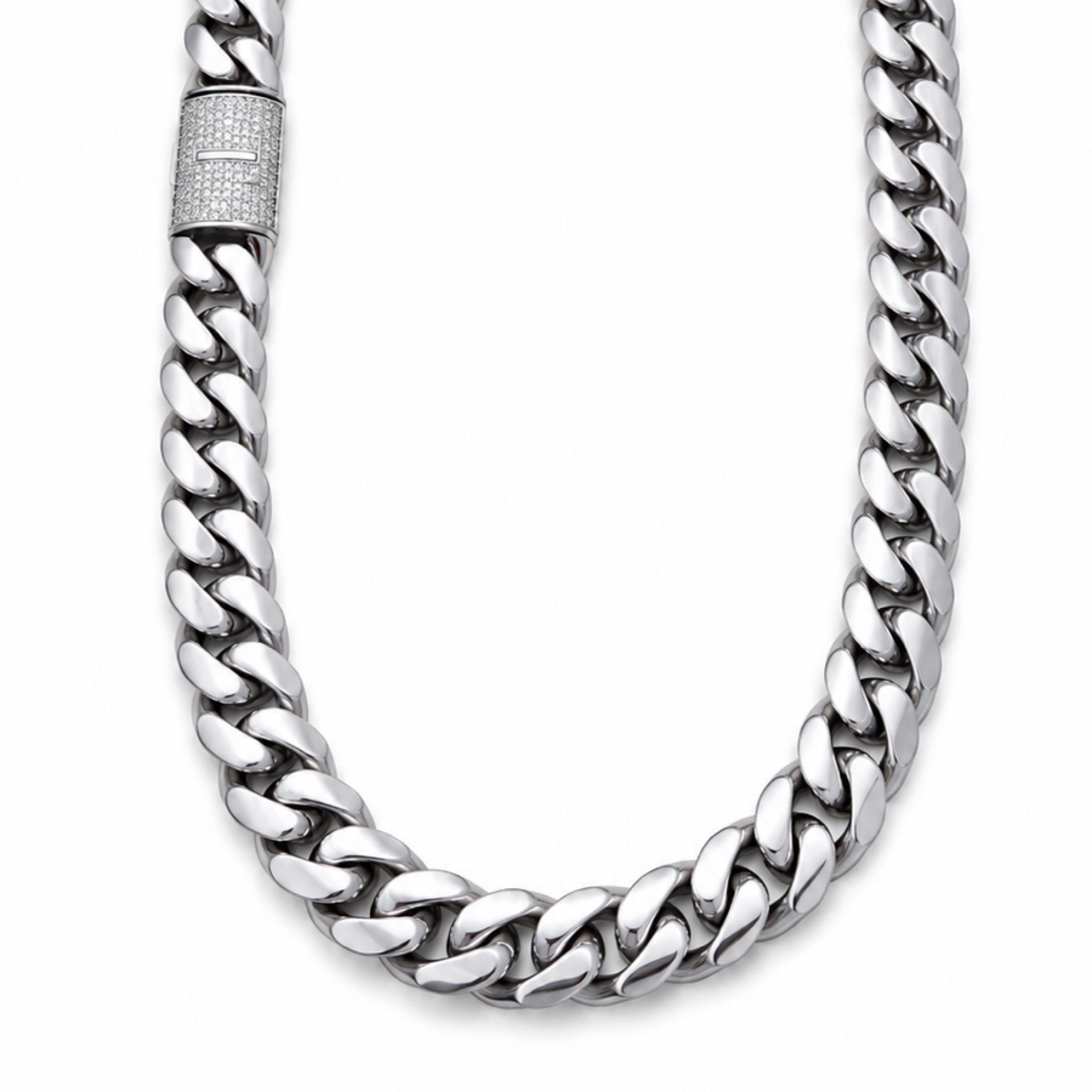 24” Initial Box Lock Miami Cuban/ 14mm