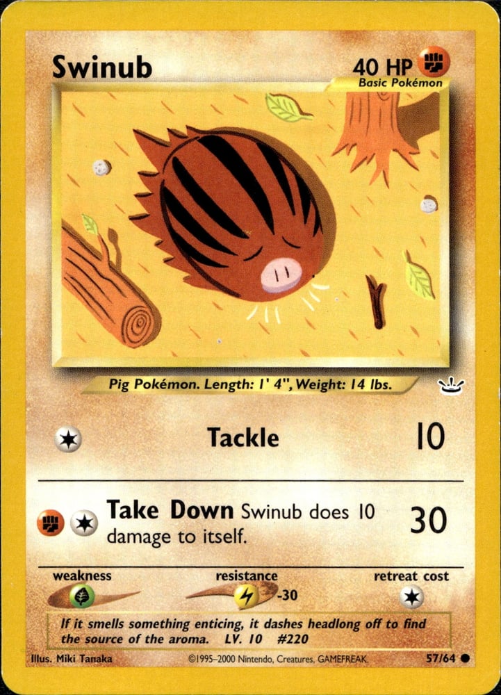 Swinub - NEO3 57/64