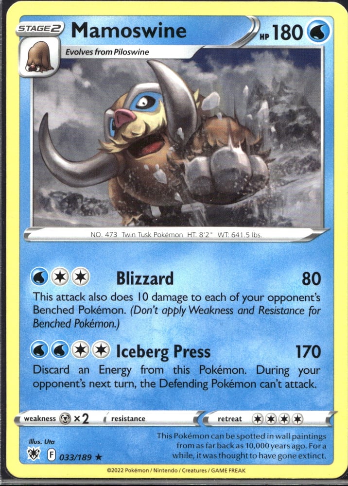 Mamoswine - SWSH10 33/189