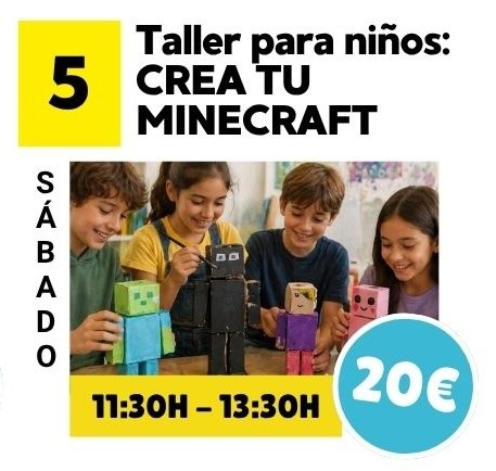 Reserva Taller Crea tu Minecraft
