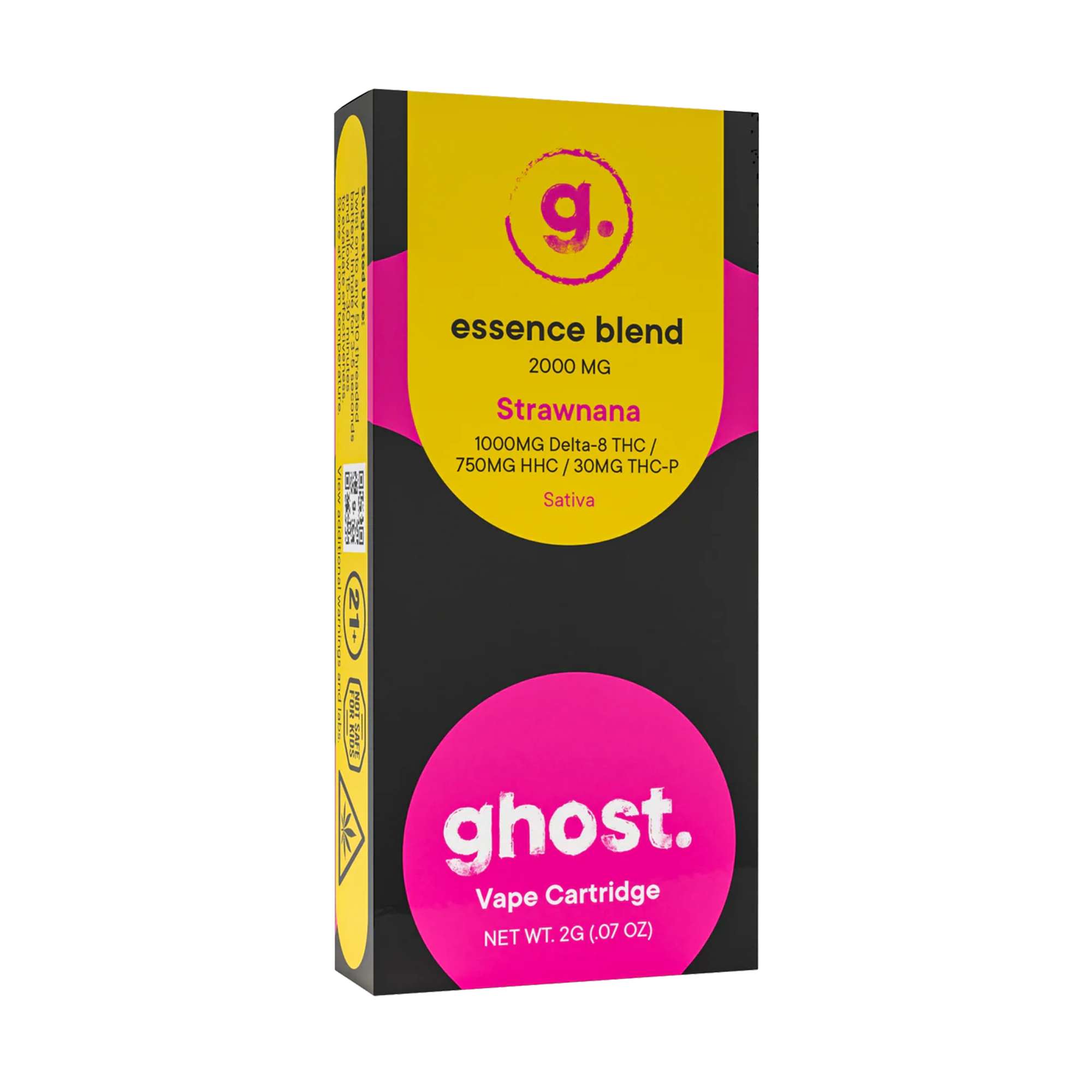 Essence Blend 2000mg 1000mg Delta 8 THC/750Mg HHC/ 30MgTHC-P Strawnana