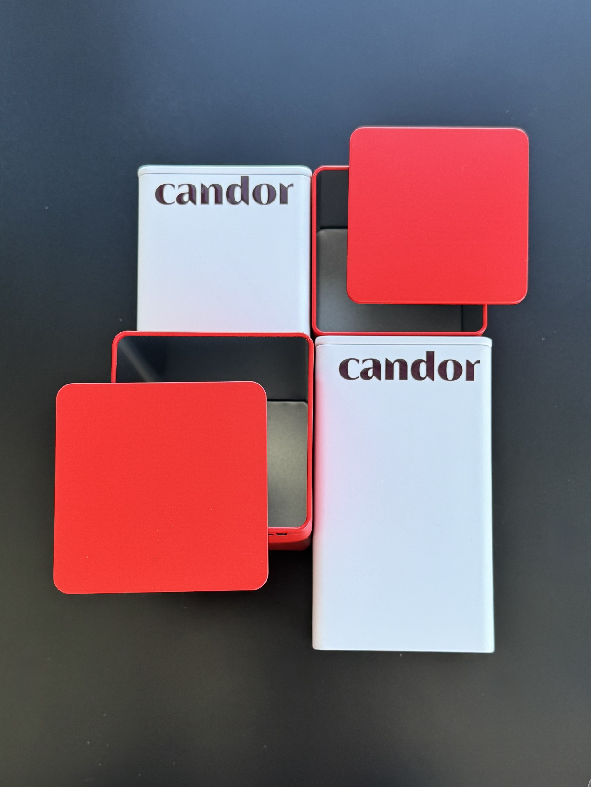 Small CANDOR Custom Tin w/ 1/2 LB+ Candy