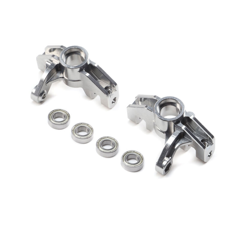 Front Spindle Set Aluminum L/R Super Rock Rey LOS354013