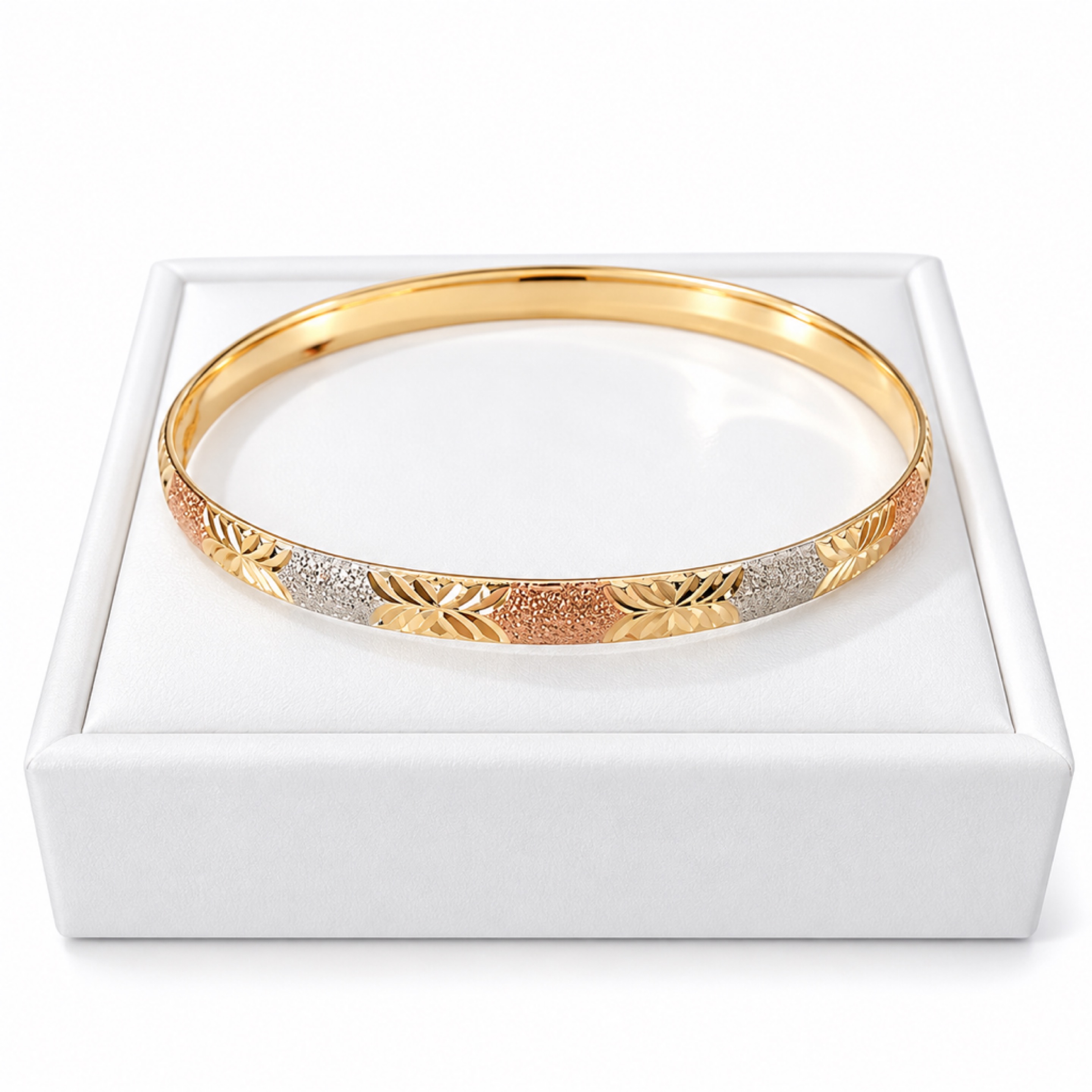 Tri Color Bangle Bracelet
