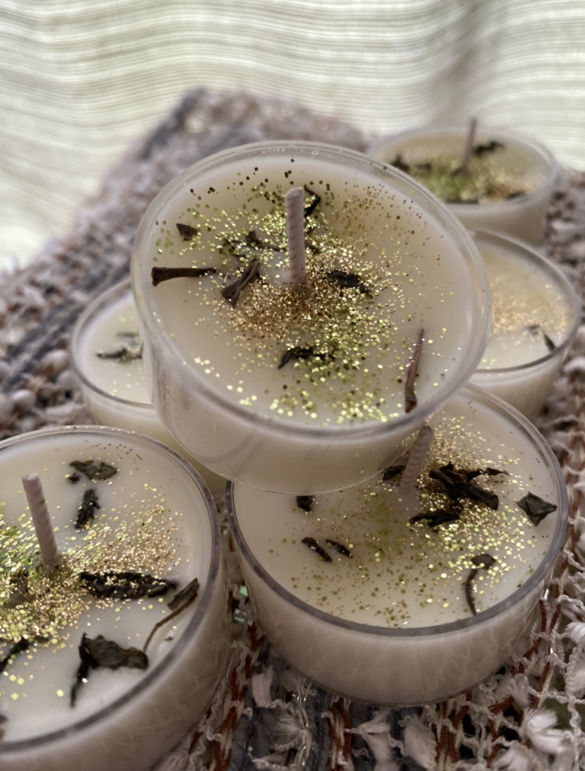 Green Tea Enchanted Tea Lights