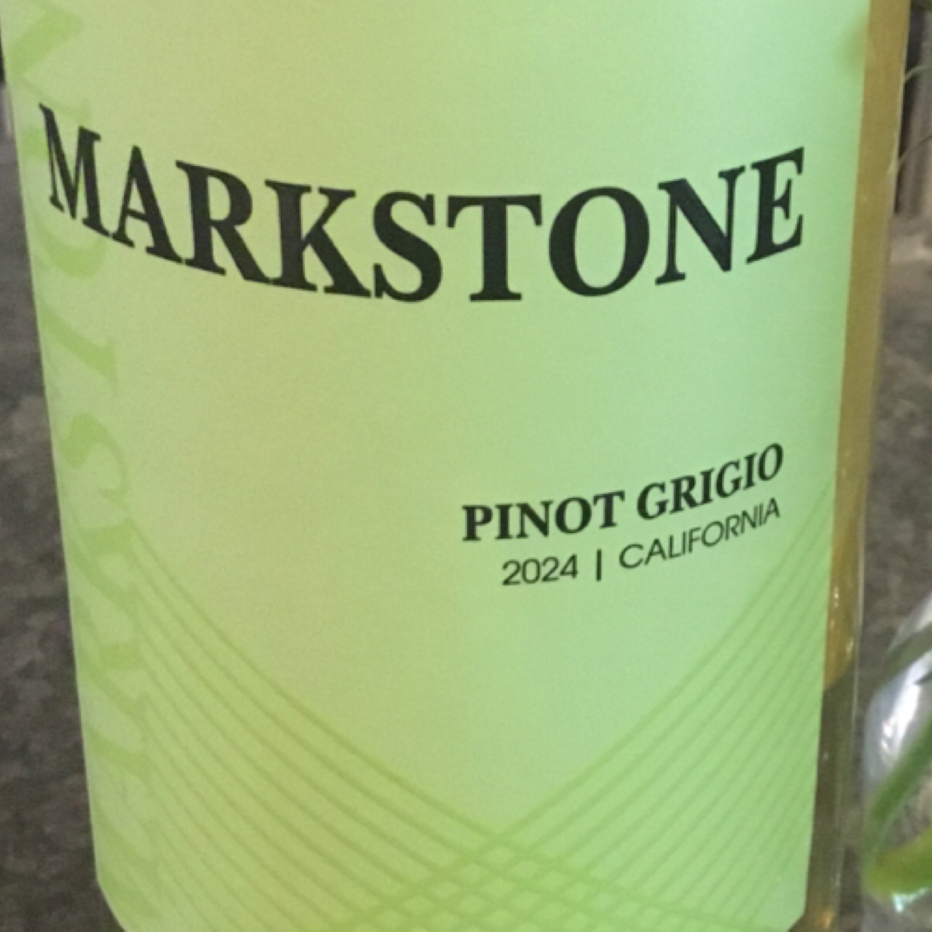 Bottle of Markstone Pinot Grigio - 2024 available at Ashburn Wine Shop