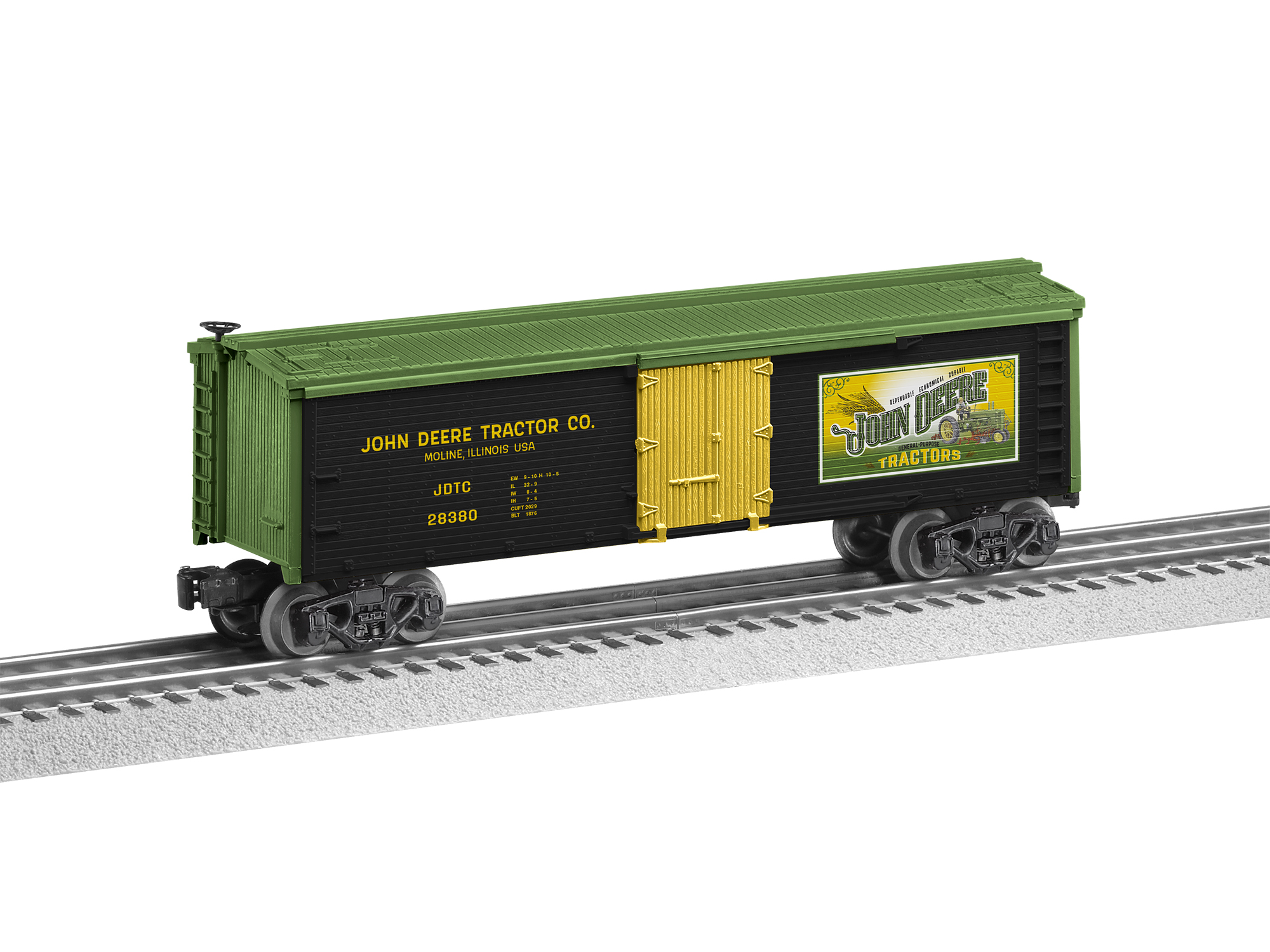 Lionel John Deere Reefer 2228380 O Scale