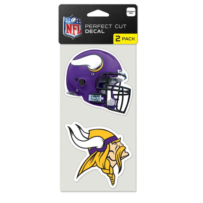 Minnesota Vikings Perfect Cut Decals 2 pack