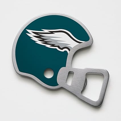 Philadelphia Eagles Magnetic Stainless Steel Helmet Bottle Opener