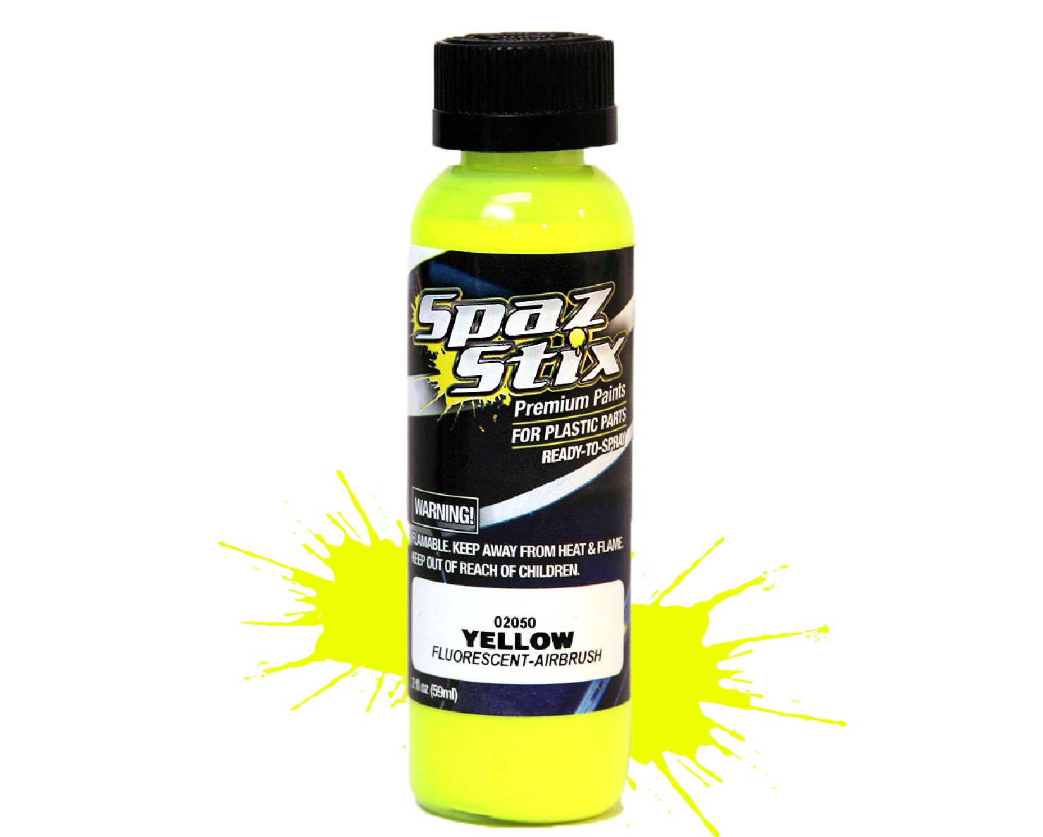 Yellow Fluorescent Airbrush 2oz 02050