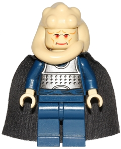 sw0076 Bib Fortuna - Dark Blue Robe, Tan Skin