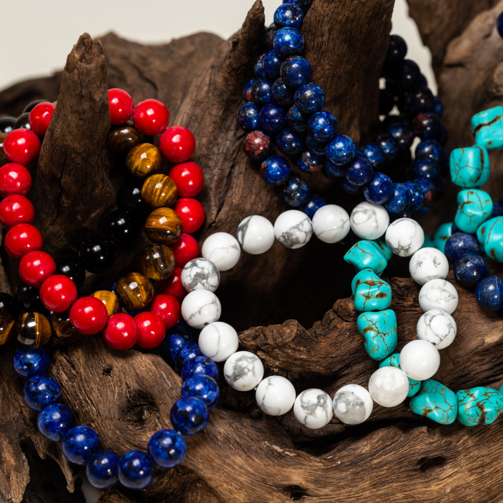 Bracelets Perles en Pierres Fines