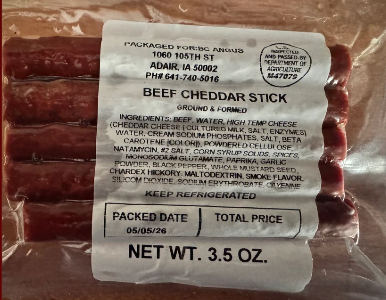 Beef and Cheddar Snack Pack