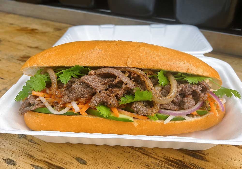 Lemongrass Beef Banh Mi