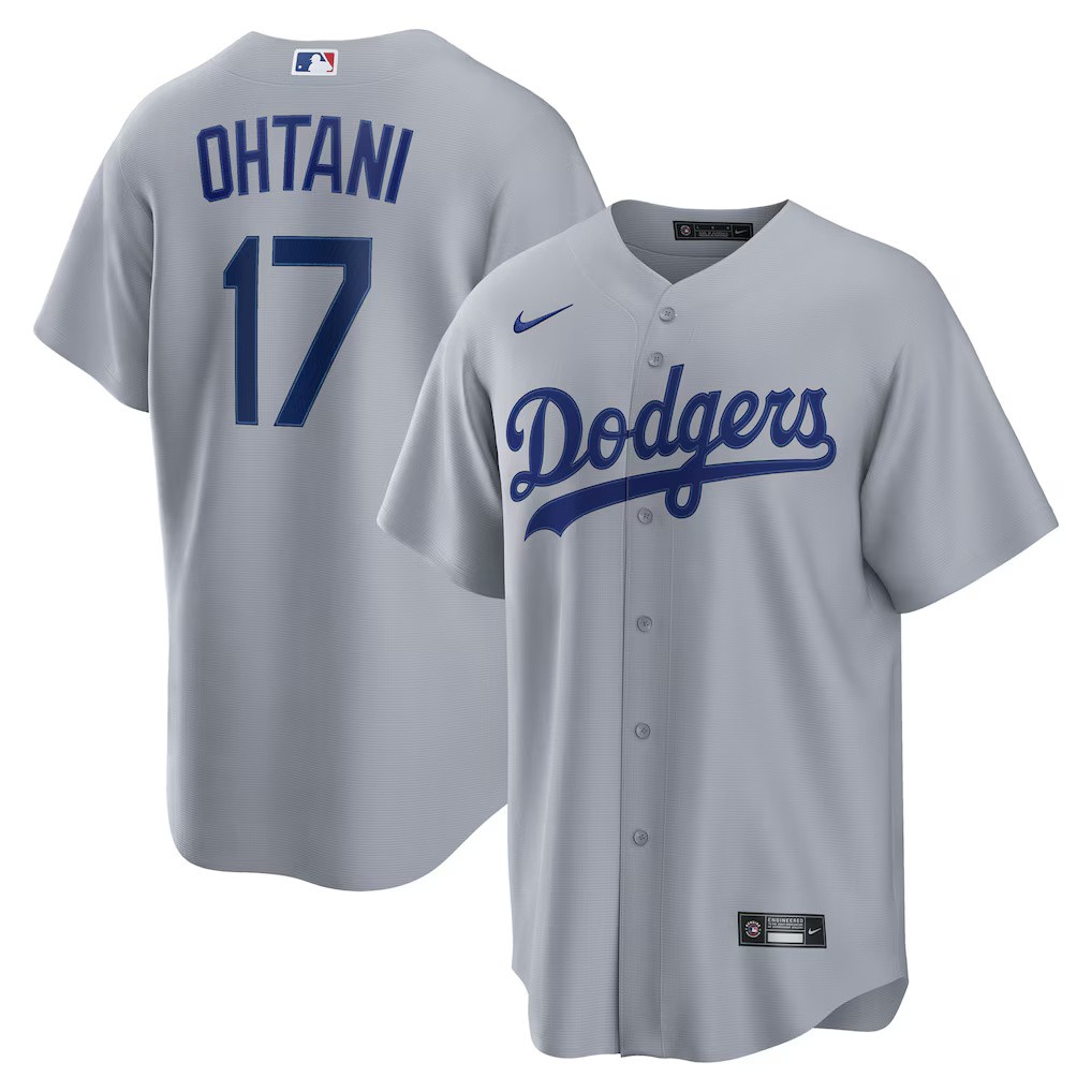 Los Angeles Dodgers Shohei Ohtani #17 Nike Road Jersey