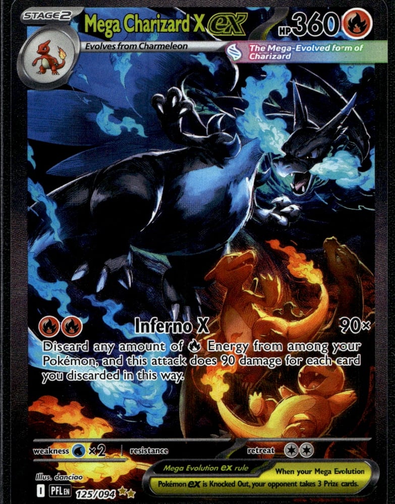 Mega Charizard X ex - ME02 125/94