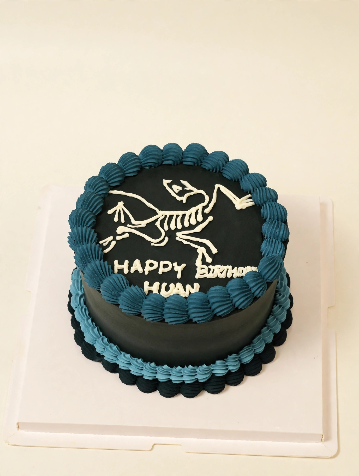 Dinosaur Fossil Birthday Cake — HoneyMe Bakery, Bellevue