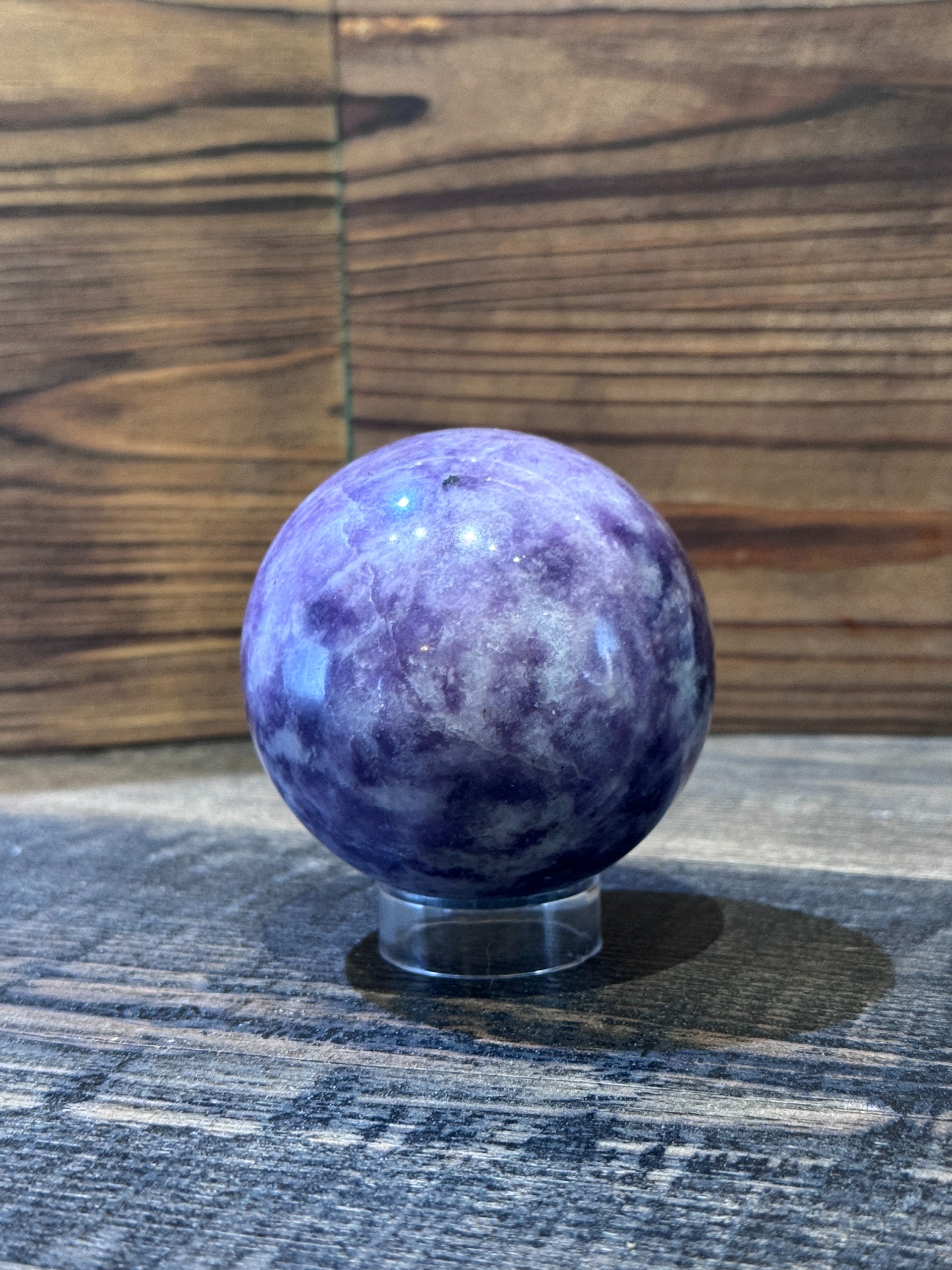 Lepidolite Sphere