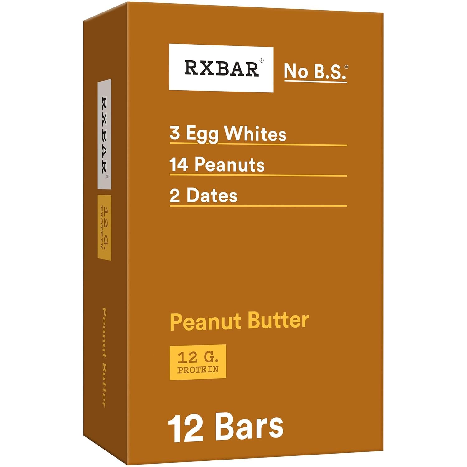 RXBAR Protein Bars Peanut Butter 1.8 oz 12 ct