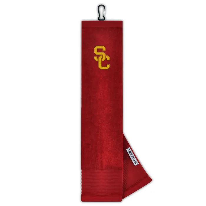 USC Trojans Embroidered Golf Towel 16x22"