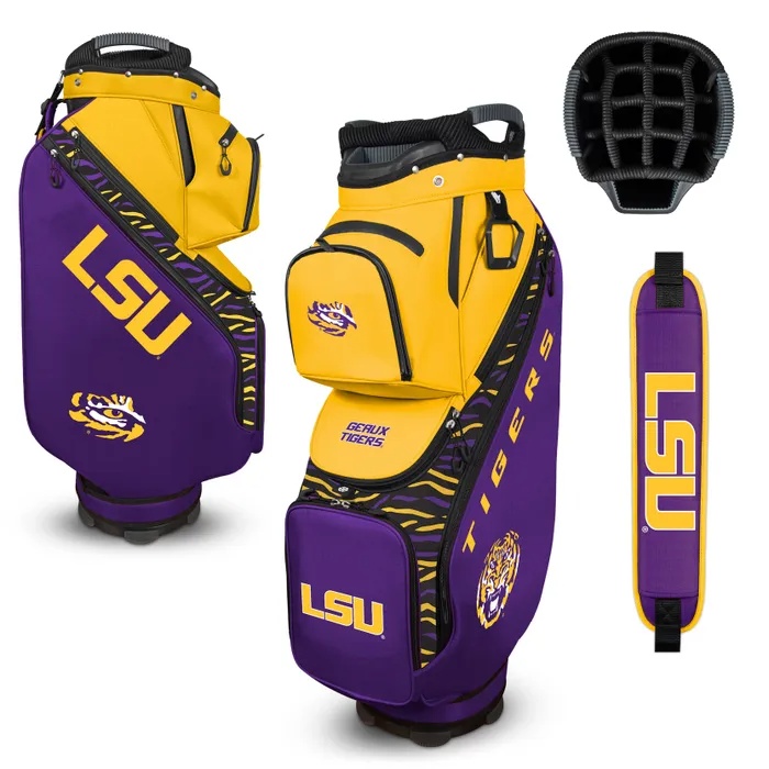 LSU Tigers Premier Clubhouse Cooler Golf Cart Bag