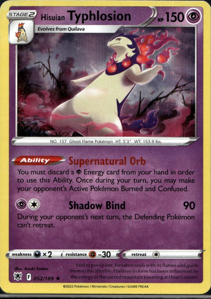 Hisuian Typhlosion - SWSH10 52/189